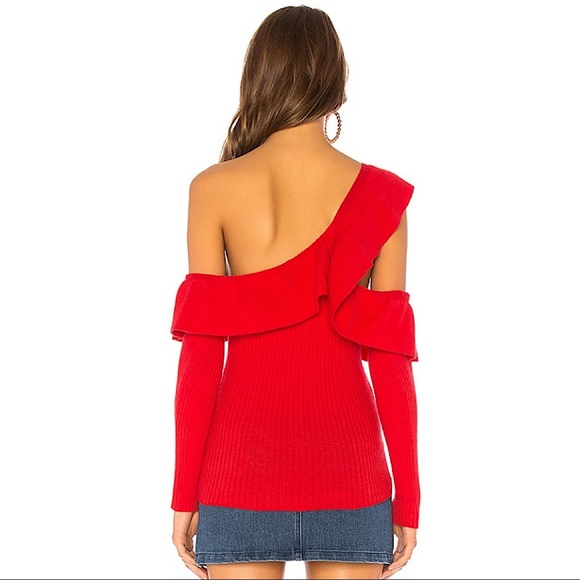 Tularosa Ruffle Cut Out Sweater - Picture 3 of 7